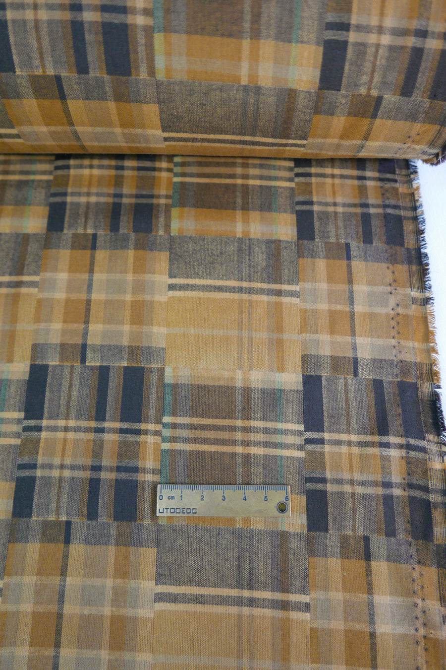Evelina - Cotton Patchwork Double Cloth | Nutmeg