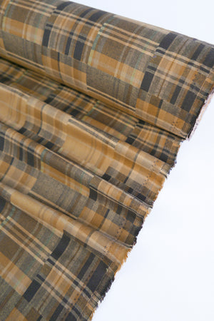 Evelina - Cotton Patchwork Double Cloth | Nutmeg