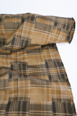 Evelina - Cotton Patchwork Double Cloth | Nutmeg