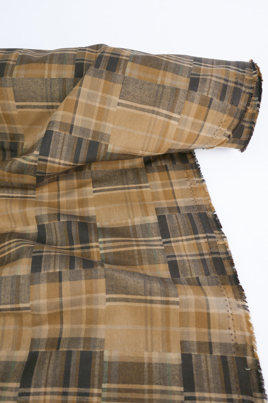 Evelina - Cotton Patchwork Double Cloth | Nutmeg