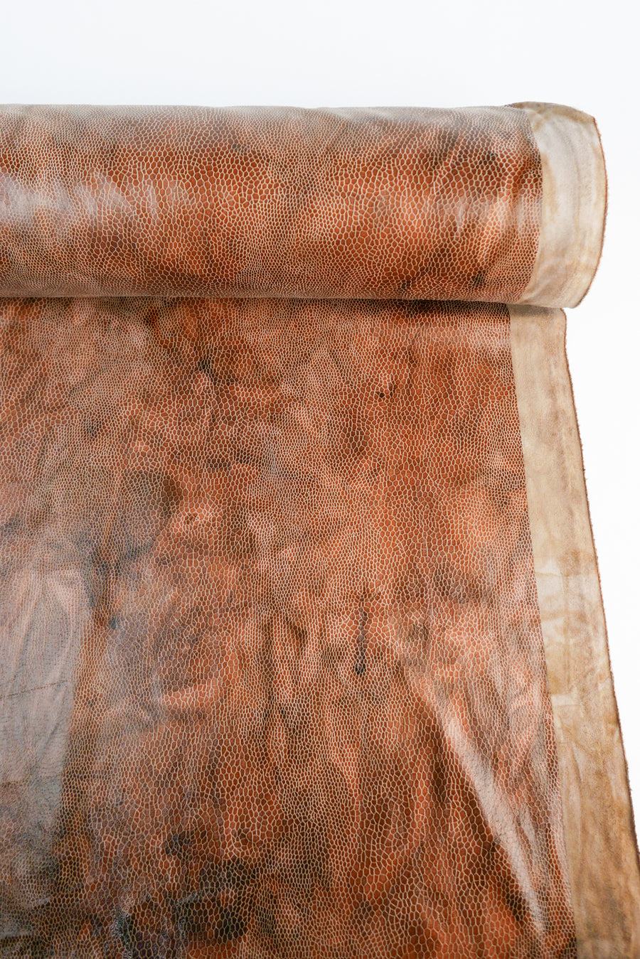Shakira - Snakeskin Faux Suede | Apricot