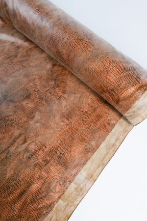 Shakira - Snakeskin Faux Suede | Apricot