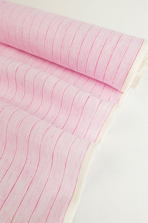 Ottavia - Japanese Basketweave Linen | Sherbet Pink