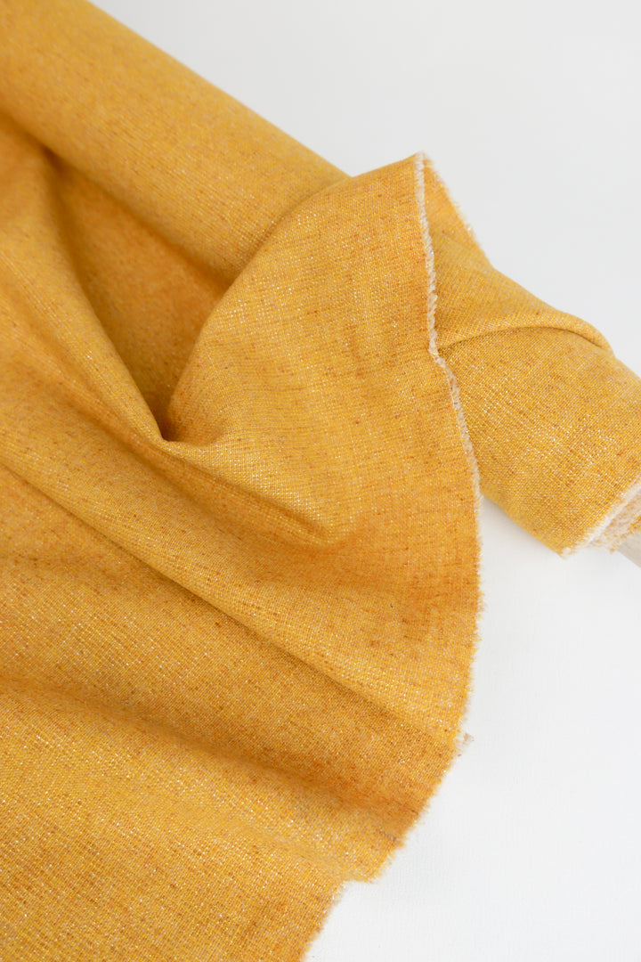 Lena - European Virgin Wool Lurex | Marigold