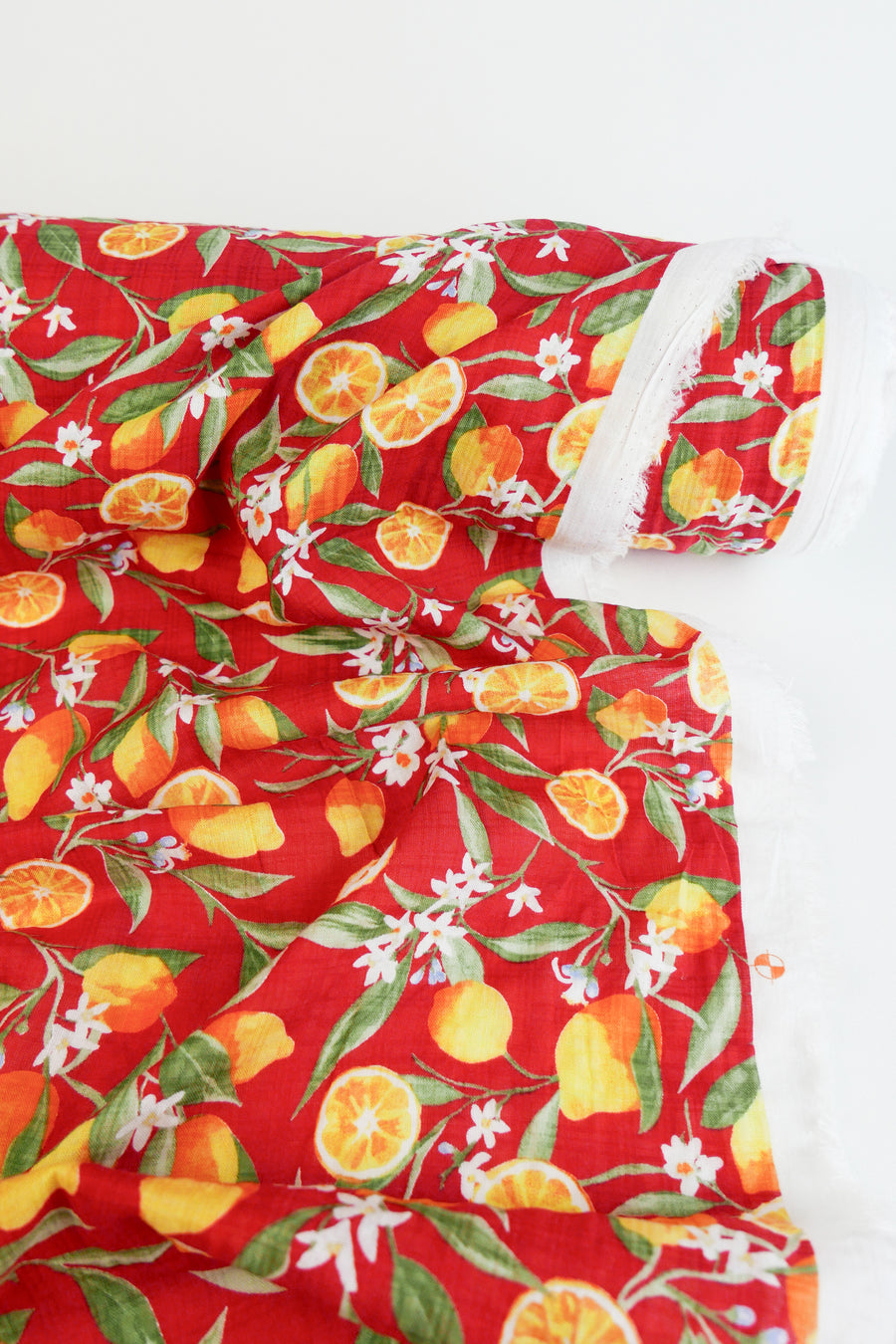 Limonata - Linen Cotton Seersucker | Scarlet