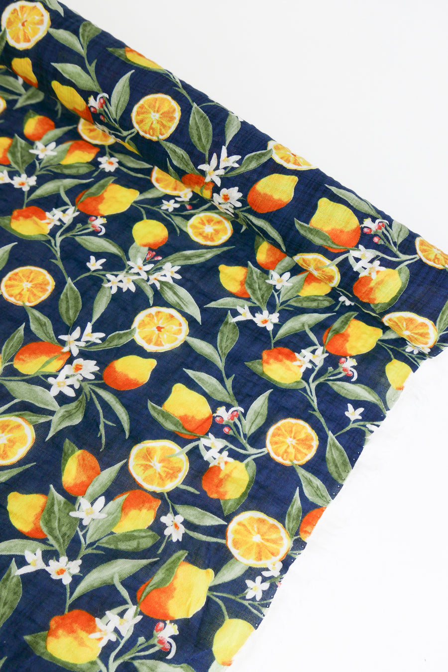 Limonata - Linen Cotton Seersucker | Navy