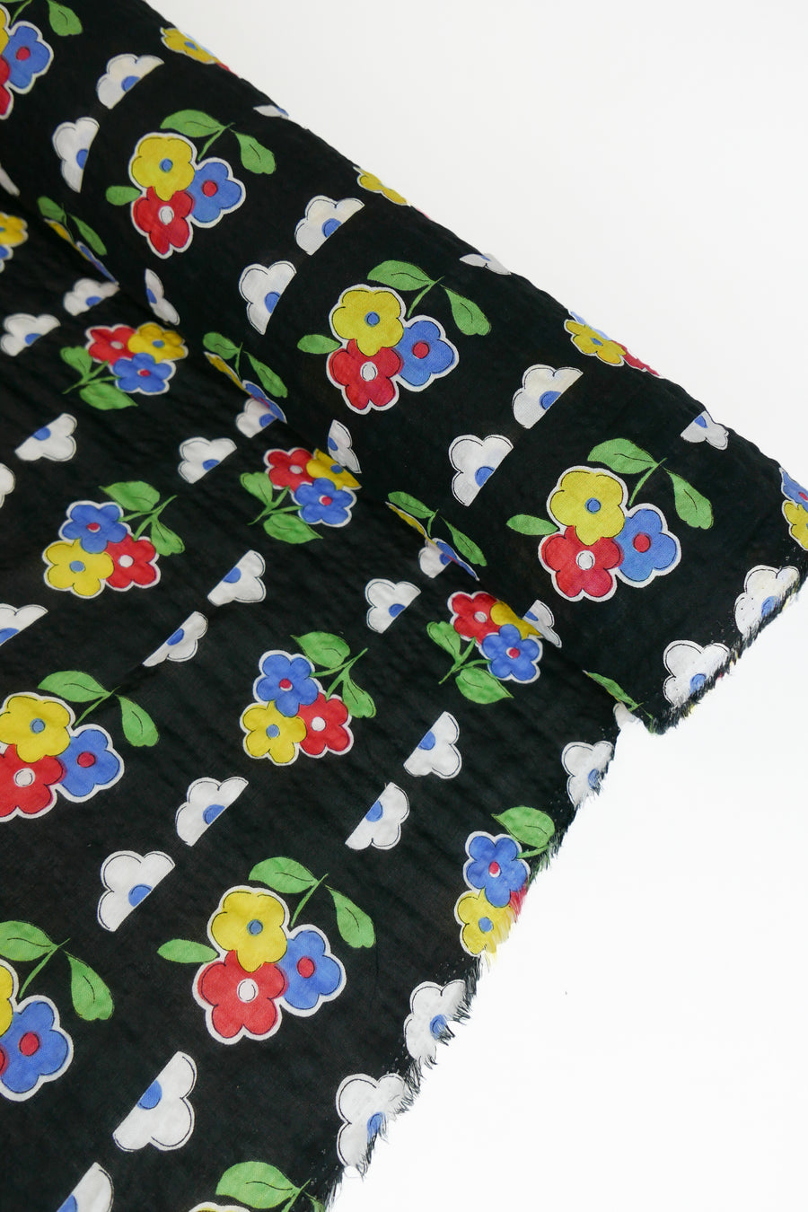 Lizzie - Linen Cotton Seersucker | Poppy
