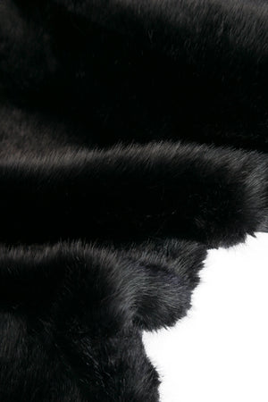 Vino - Korean Faux Fur | Black