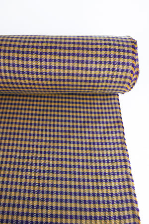 Alberto - Double-Woven Wool Flannel | Purple Pansy