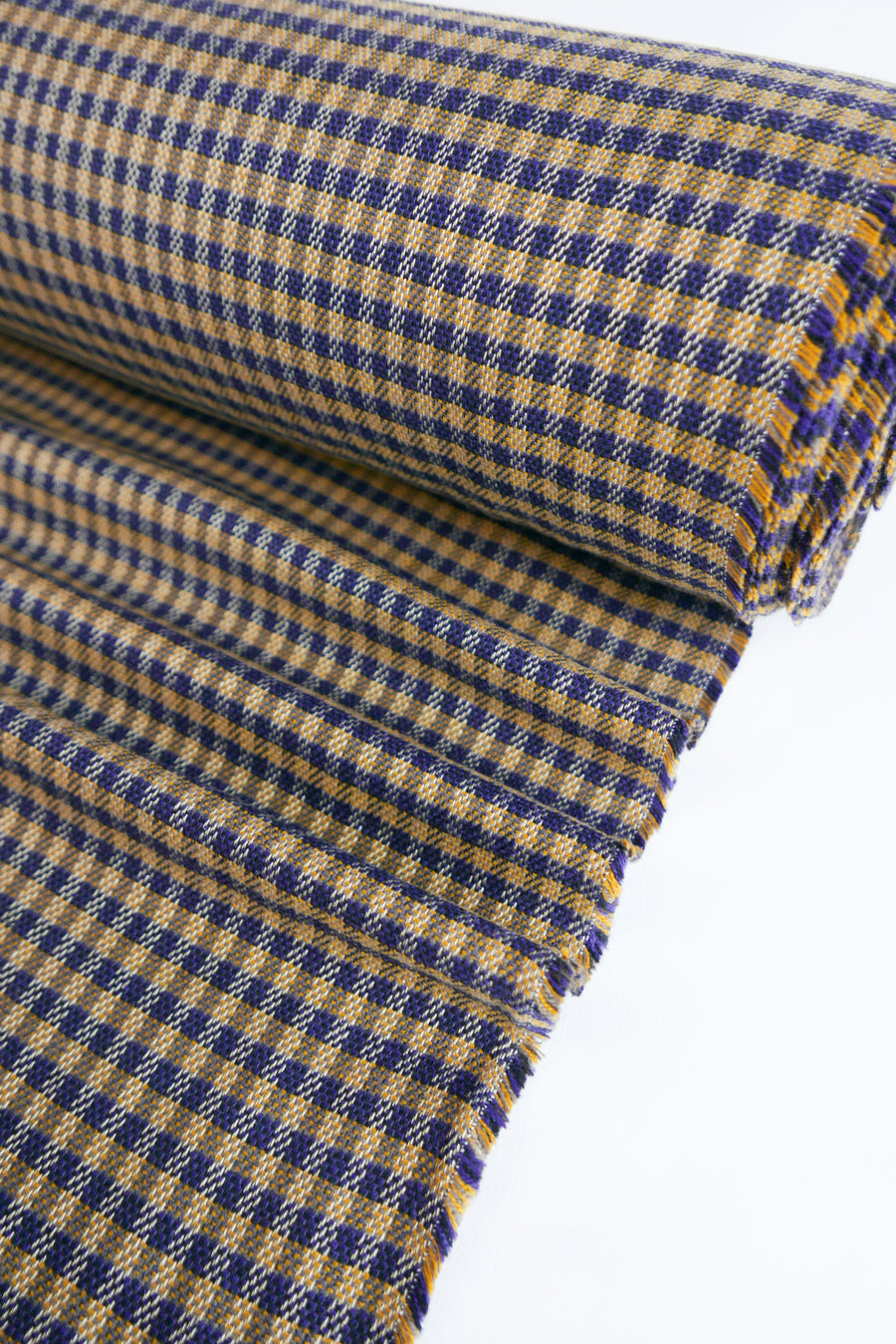 Alberto - Double-Woven Wool Flannel | Purple Pansy