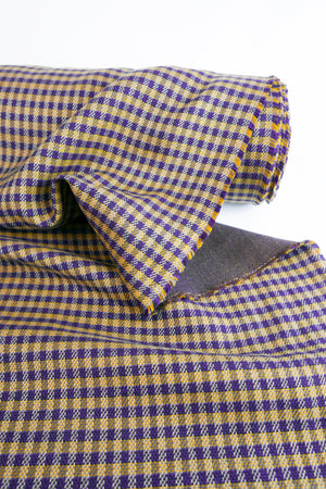 Alberto - Double-Woven Wool Flannel | Purple Pansy