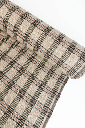 Sheffield - Brushed Wool Coating | Hazelnut