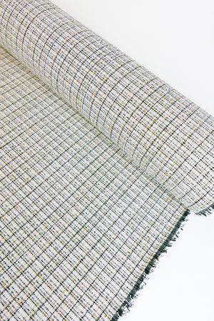 Victoria - Lurex Tweed | Pearl