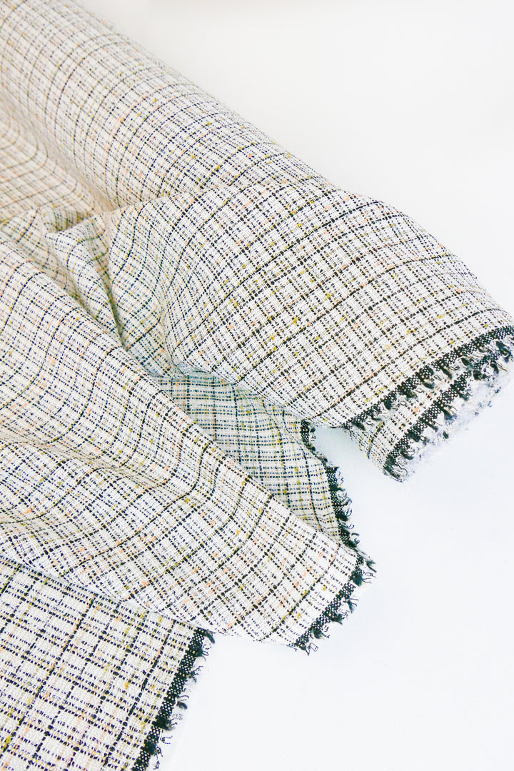 Victoria - Lurex Tweed | Pearl