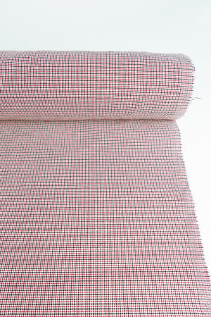 Corbusier - Linen Cotton Jacquard | Scarlet