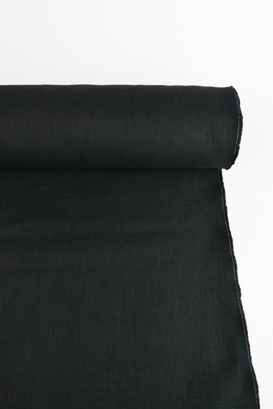 Jack - Italian Crosshatch Linen | Black