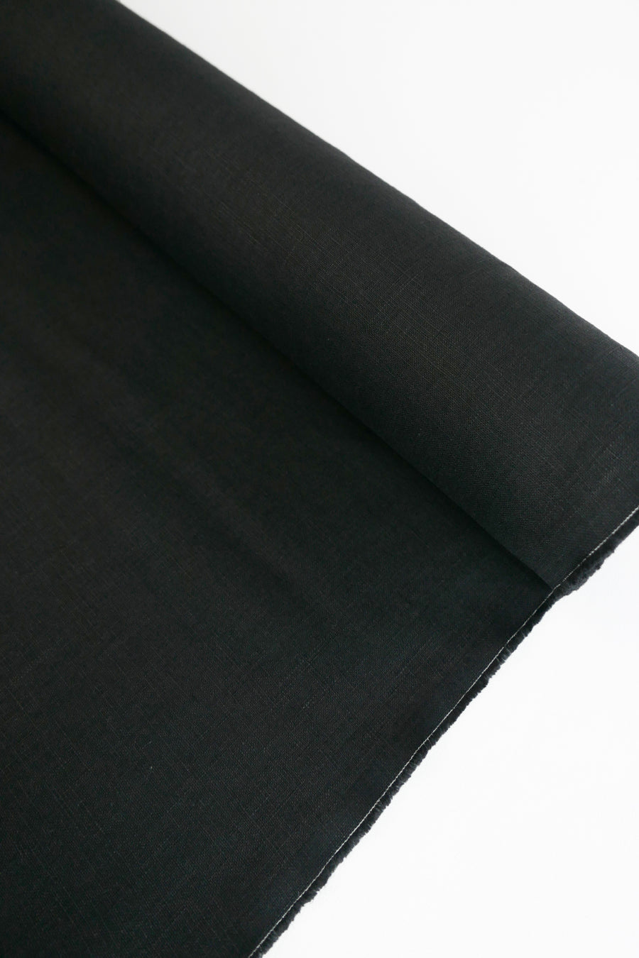 Jack - Italian Crosshatch Linen | Black