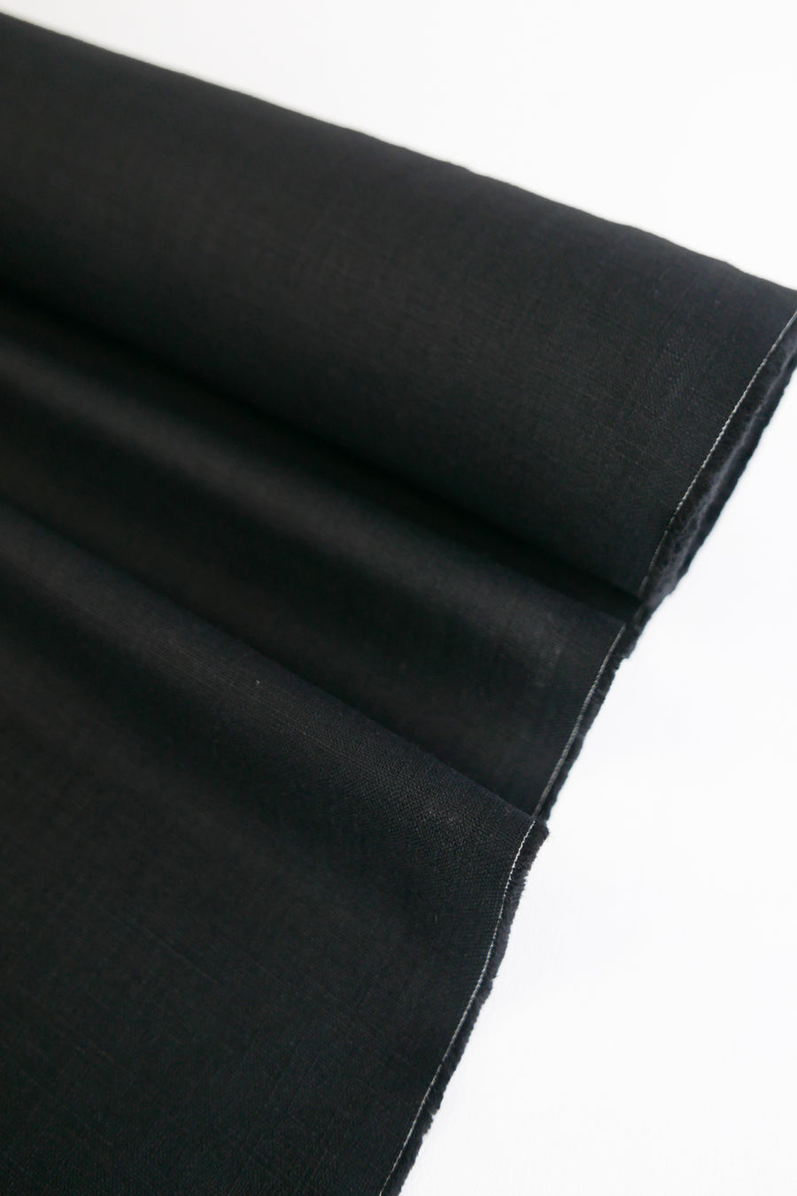 Jack - Italian Crosshatch Linen | Black