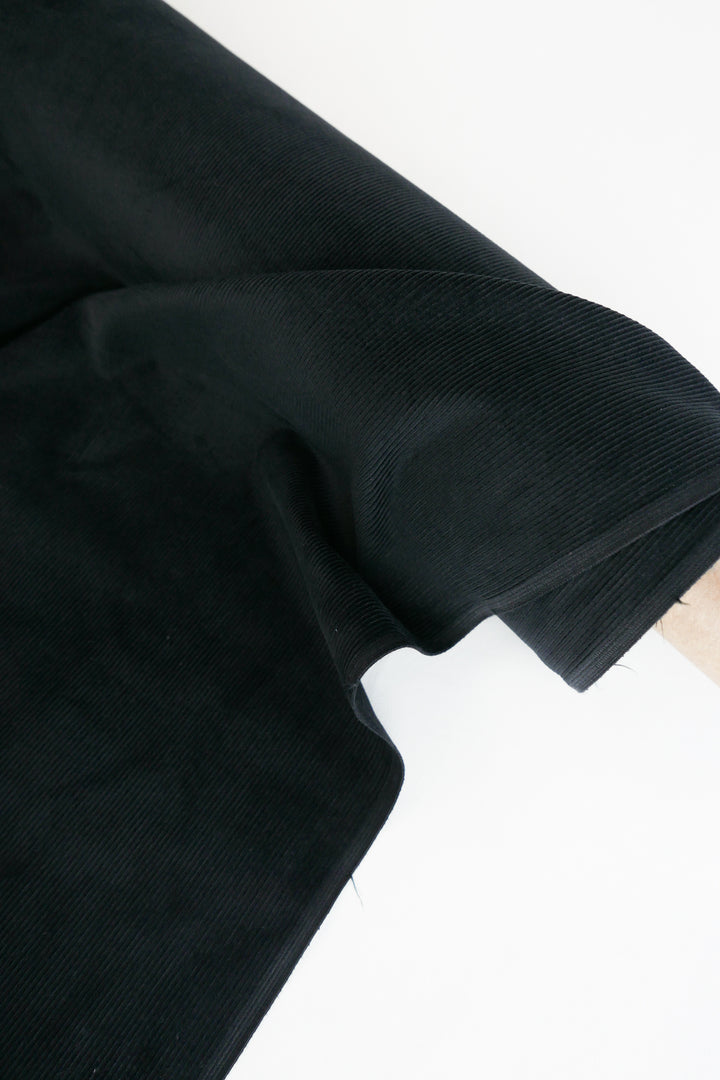 Japanese Mini Corduroy | Black