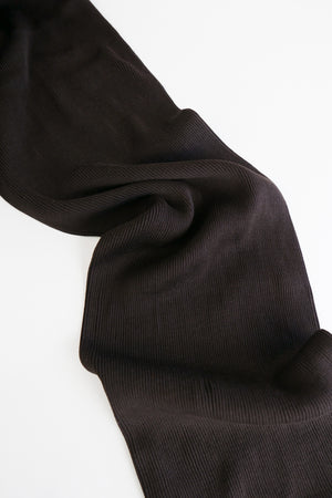 Japanese Silk Rib | Chocolate