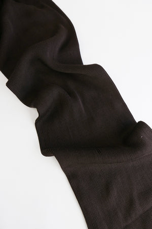 Japanese Silk Rib | Chocolate
