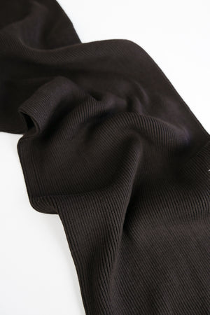 Japanese Silk Rib | Chocolate