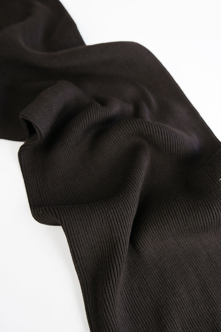 Japanese Silk Rib | Chocolate