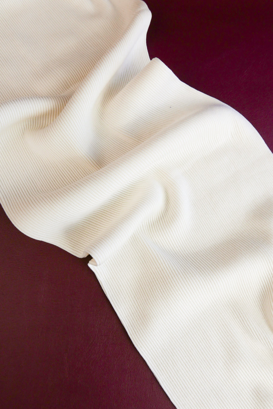 Japanese Silk Rib | Ivory