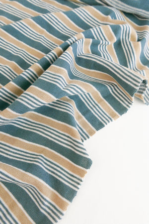 Nautical Stripe - Australian Knit | Sage
