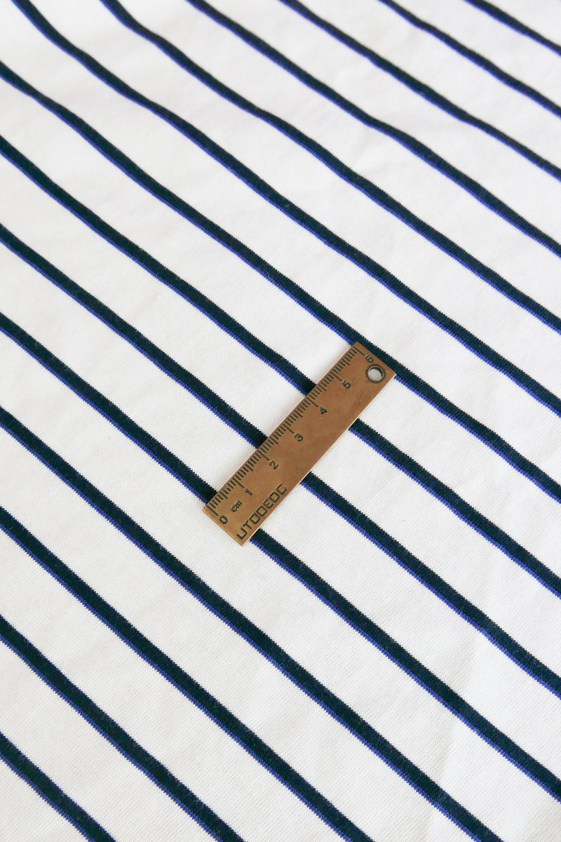 Sailor Stripe - Australian Combed Cotton Jersey – Drapers Fabrics