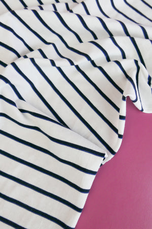 Sailor Stripe - Australian Combed Cotton Jersey