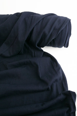 Xavier - Cotton Jersey | Navy