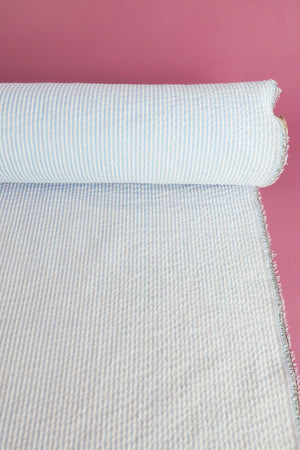 Peter - Cotton Seersucker | Sky Blue