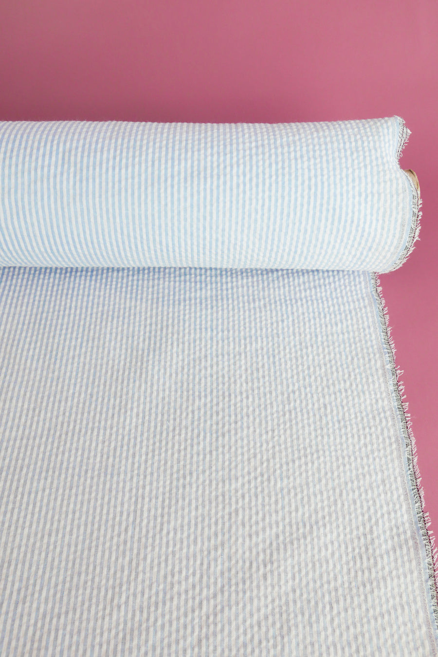 Peter - Cotton Seersucker | Sky Blue