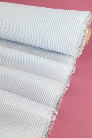 Peter - Cotton Seersucker | Sky Blue