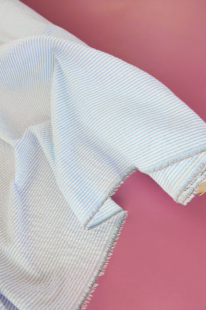 Peter - Cotton Seersucker | Sky Blue