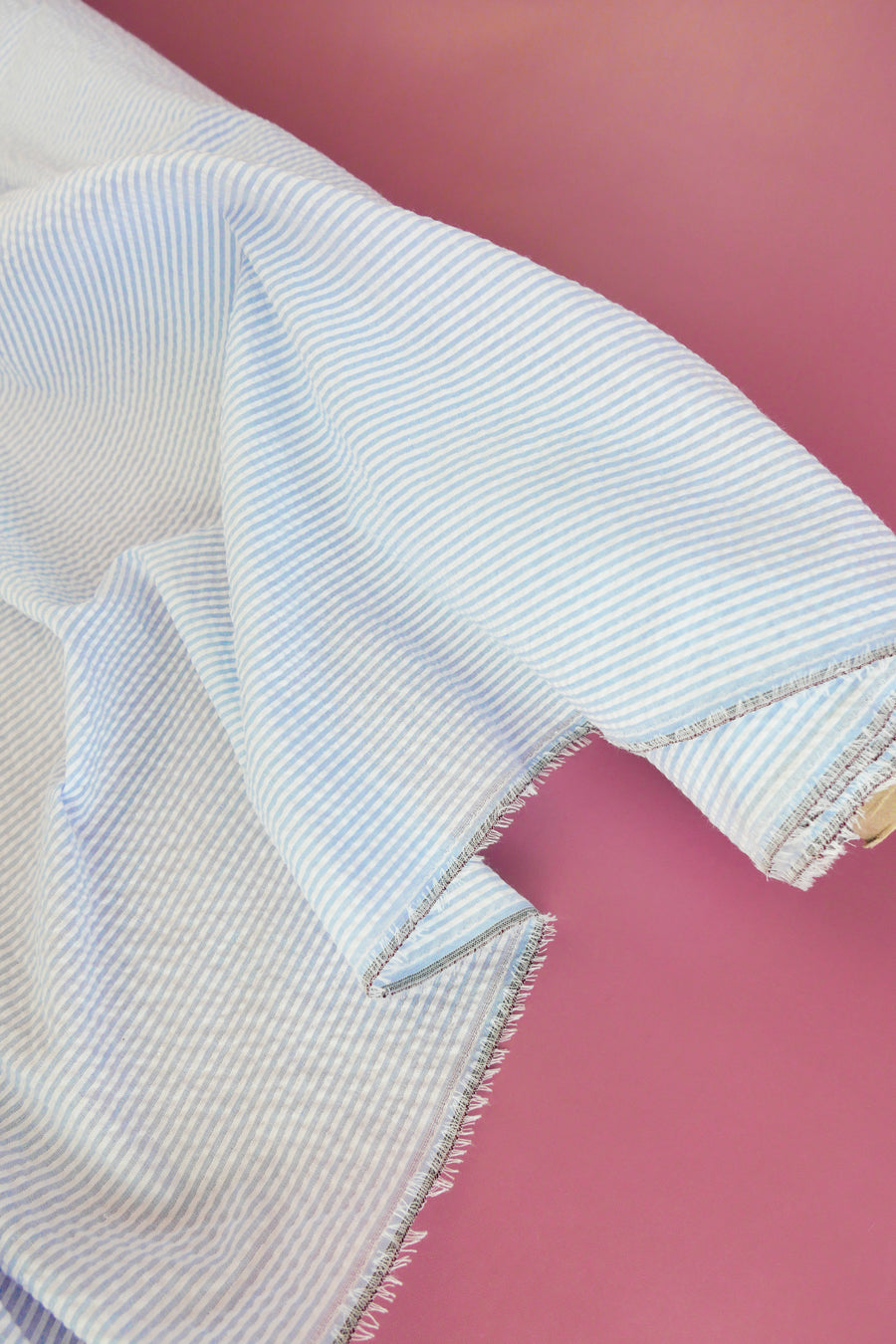 Peter - Cotton Seersucker | Sky Blue