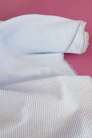 Peter - Cotton Seersucker | Sky Blue