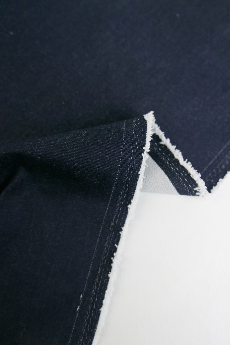 Leanne - Plated Stretch Denim | Indigo