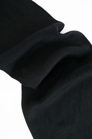 Japanese Silk Rib | Black