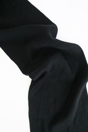 Japanese Silk Rib | Black