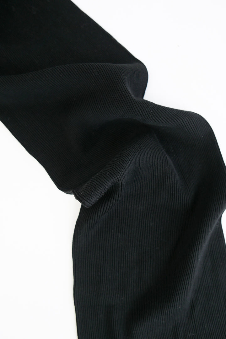 Japanese Silk Rib | Black