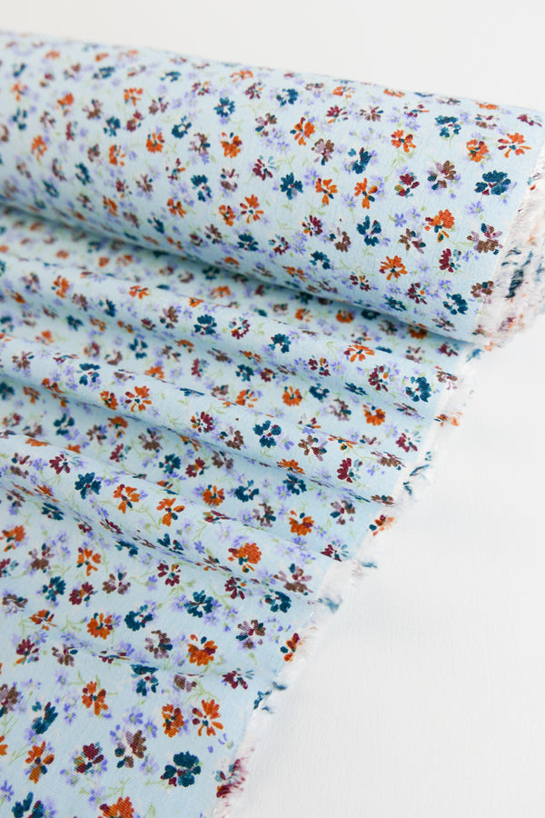 Hydrangea - German Viscose Crepe | Blue Garden
