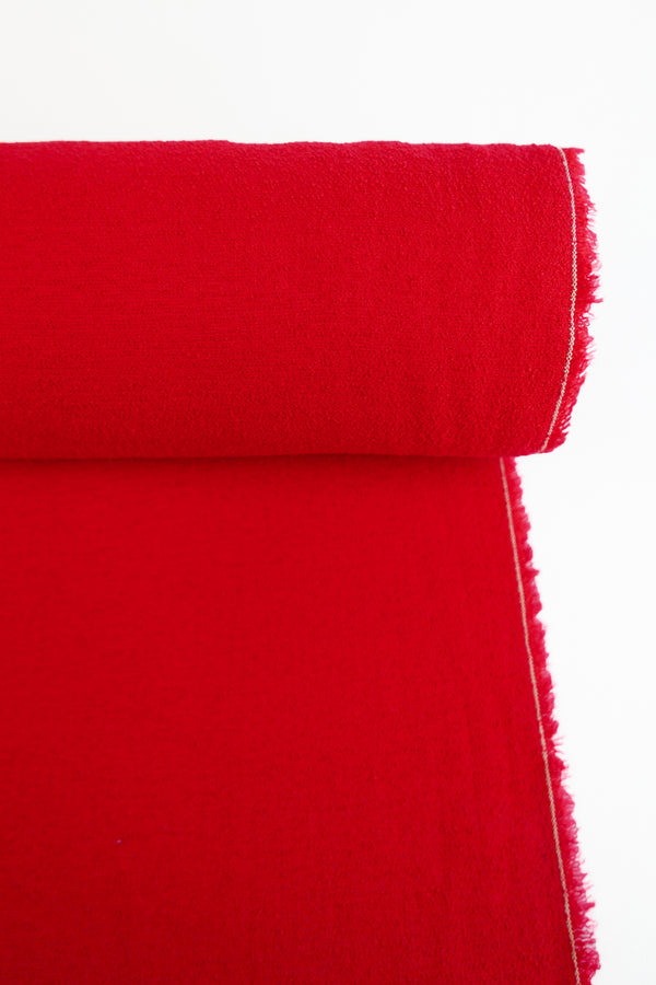 Cherry - Textured Crepe | Cardinal