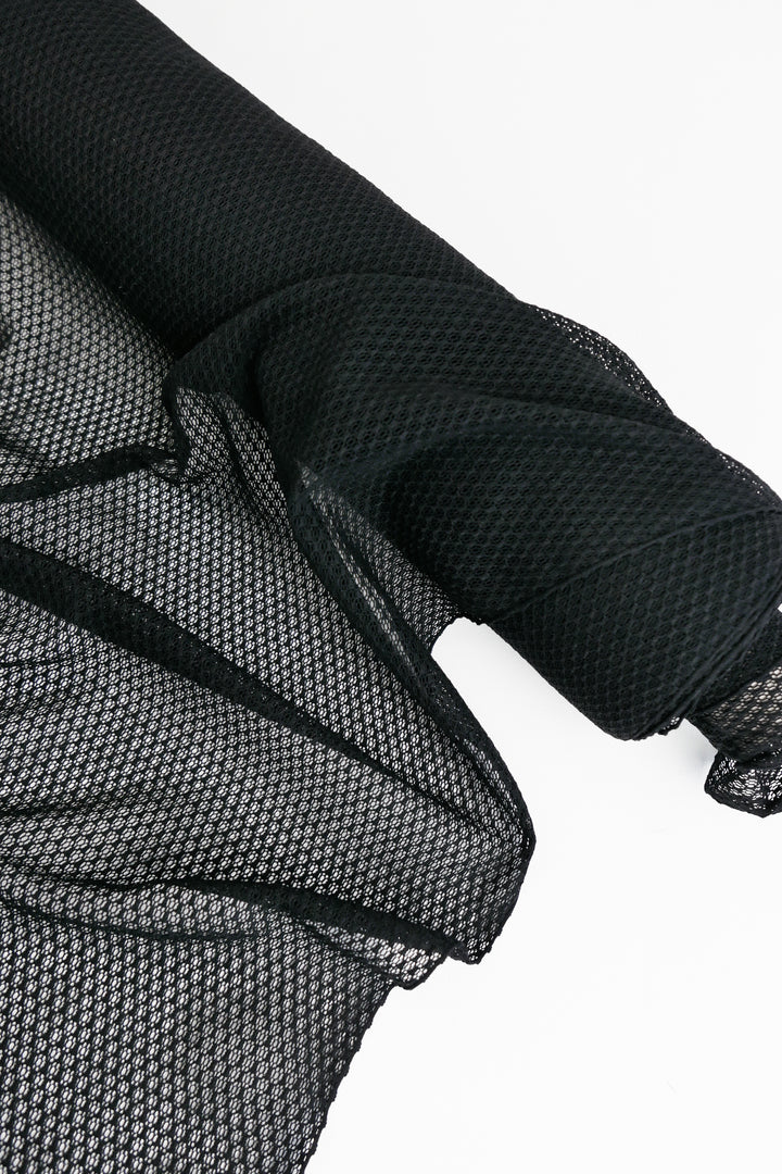 Donatella - Italian Stretch Lace | Black