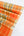Vista - Yarn Dyed Linen Check | Tangerine