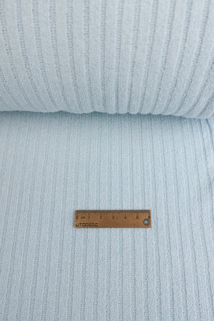 Australian Wide Rib Knit | Powder Blue