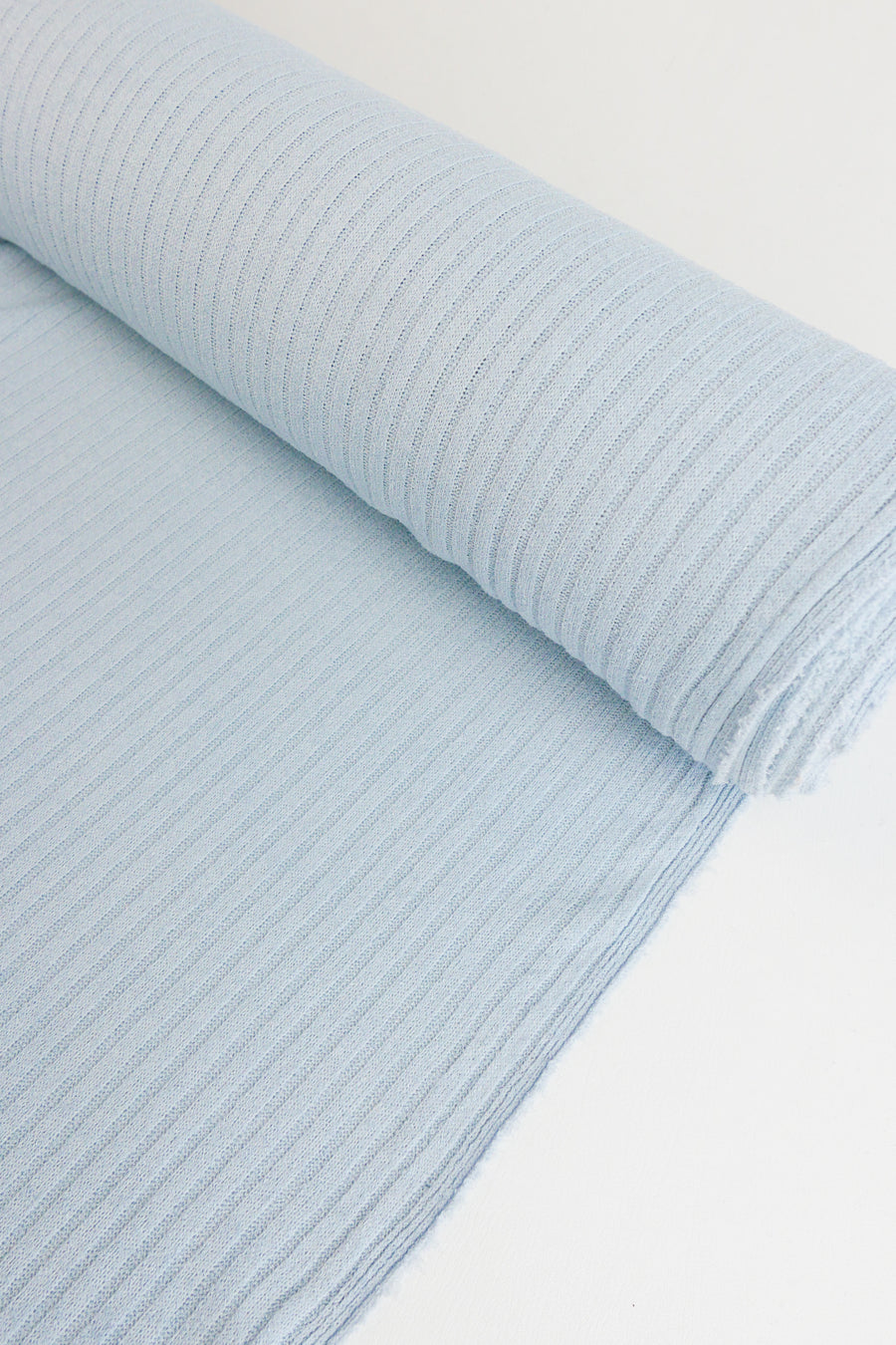 Australian Wide Rib Knit | Powder Blue