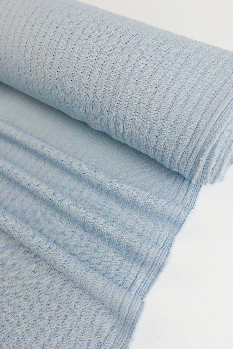 Australian Wide Rib Knit | Powder Blue