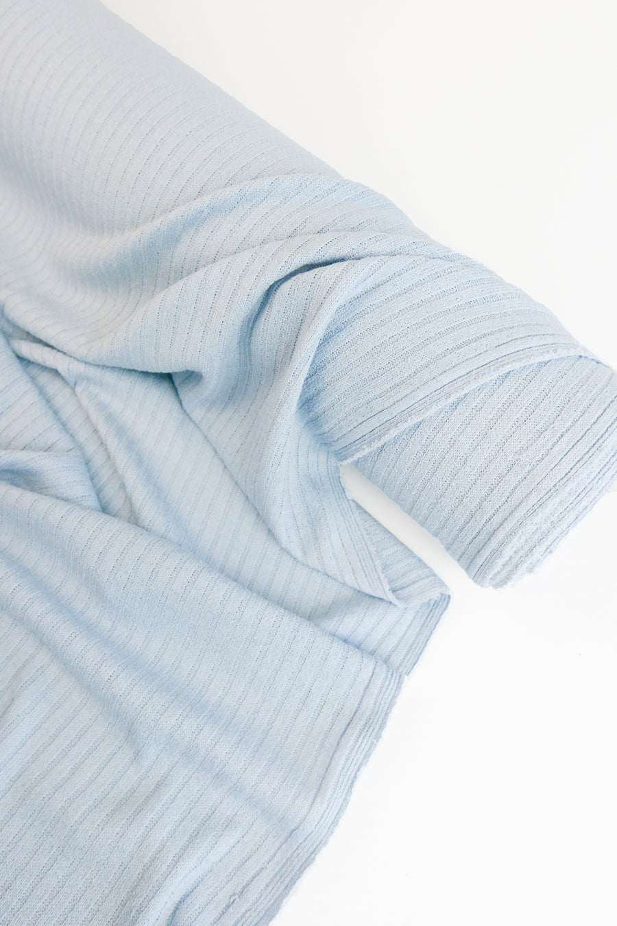 Australian Wide Rib Knit | Powder Blue